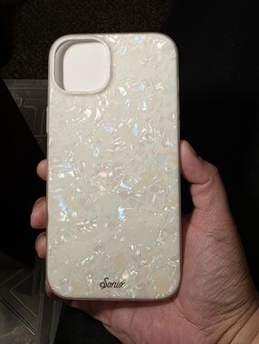 Marble Pearl/Water Resistant Sonix Case for iPhone 14 & 15 Plus